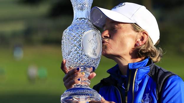 Solheim Cup: Europe's Georgia Hall, Charley Hull and Mel Reid to face US team featuring Nelly Korda