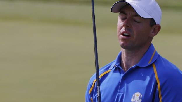 Ryder Cup: US dominate Europe in Friday's first session at Whistling Straits