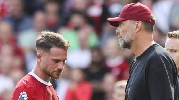 <div>Liverpool 3-1 Bournemouth: Alexis Mac Allister red card should be 'discussed', says Jurgen Klopp</div>