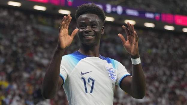 World Cup 2022: England's Bukayo Saka 'more than happy' to take penalty against ..