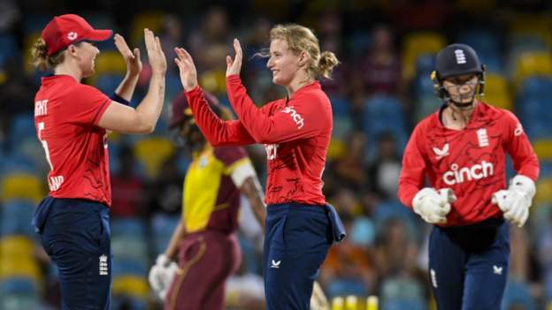 West Indies v England: Charlie Dean stars with 4-19 as England secure T20 series..