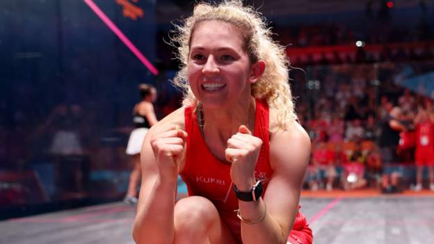 Commonwealth Games: England's Gina Kennedy wins squash gold