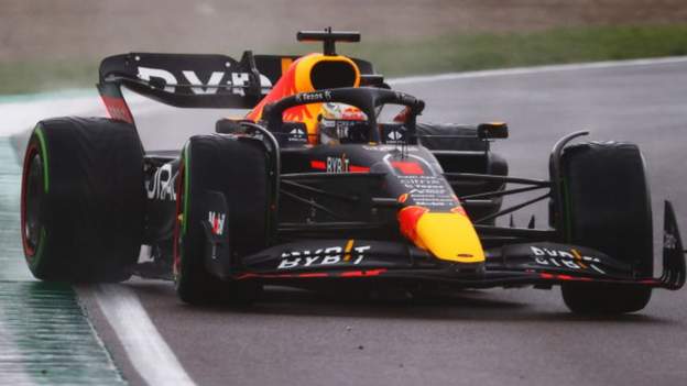 Emilia Romagna Grand Prix: Max Verstappen takes pole from Charles Leclerc