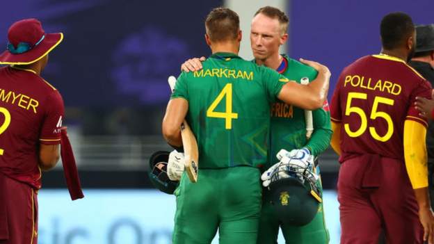 T20 World Cup: South Africa win as West Indies suffer second defeat