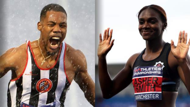 Hughes and Asher-Smith win 100m UK titles