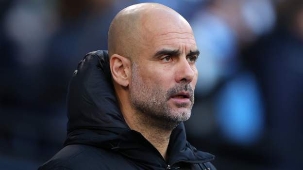 Manchester City: Pep Guardiola has 'not spent one second' talking about new Der ..