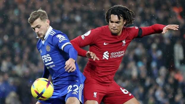 Leicester in deep trouble after meek Liverpool defeat