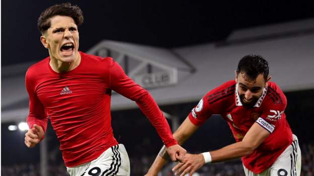 Fulham 1-2 Manchester United: Alejandro Garnacho scores dramatic injury-time win..