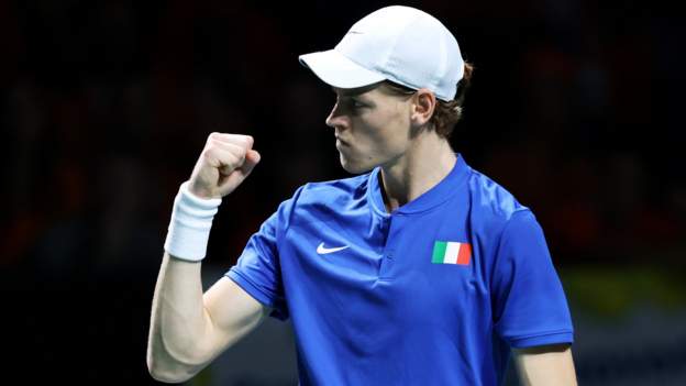 Sinner sparks Italy comeback to reach Davis Cup semis