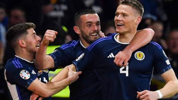Scotland qualify for Euro 2024 finals in Germany as Spain beat Norway