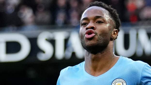 Manchester City 3-0 Everton: Raheem Sterling on target in routine win for champions
