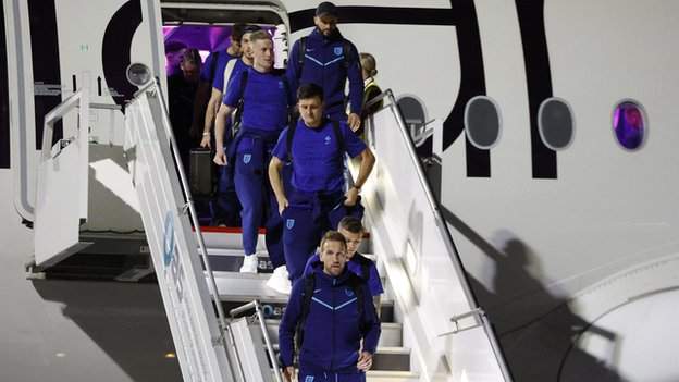 World Cup 2022: England arrive in Qatar ready for 'pinnacle of world football'