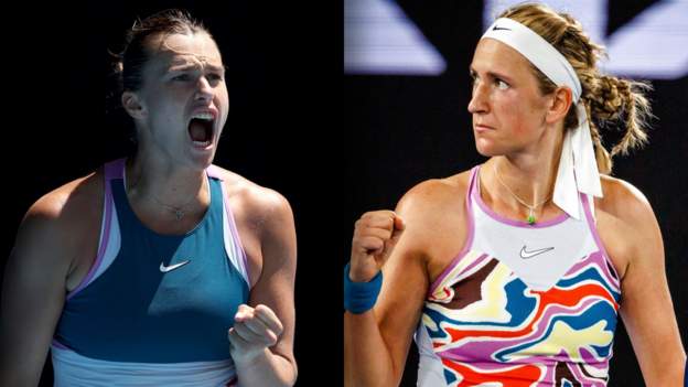 Australian Open: Aryna Sabalenka targets all-Belarusian final with Victoria Azarenka - BBC Sport