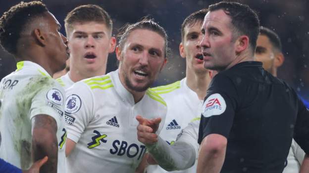 Leeds United charged for player behaviour in Chelsea defeat