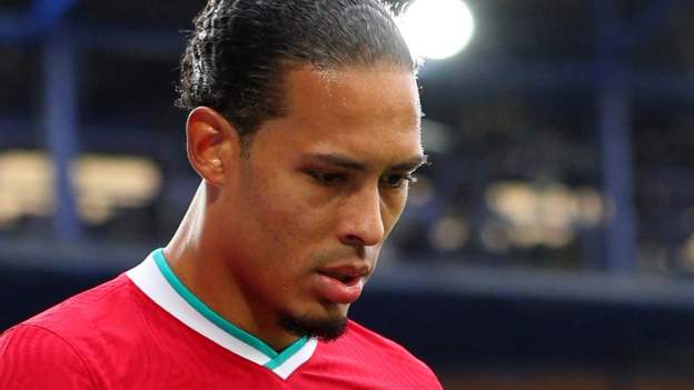 Center-back Virgil Van Dijk of Liverpool FC in Action Against