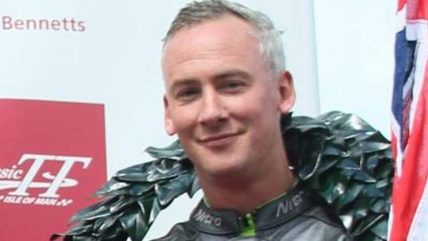 <div>Isle of Man TT: History-maker Michael Russell 'lives and breathes' Manx road race</div>