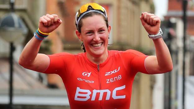 Britain's Katrina Matthews breaks Ironman barrier with sub-eight hour time