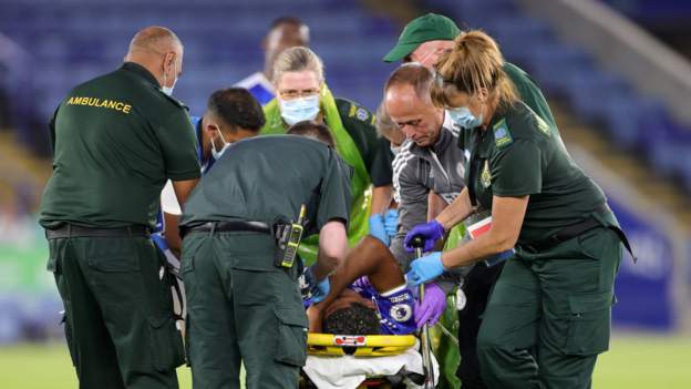 Wesley Fofana: Leicester City defender suffers bad leg injury in friendly
