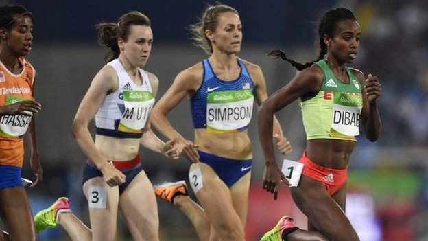 Rio Olympics 2016: Kenya's Kipyegon wins 1500m gold as Laura Muir fades ...