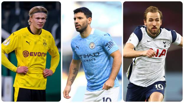 Man City targeting Haaland as Aguero replacement, Kane ...