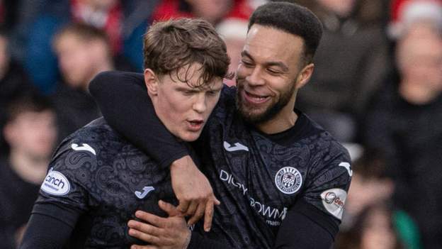 St Mirren 3-1 Aberdeen: Paisley side come back to beat 10 men