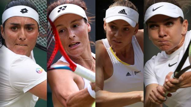 <div>Wimbledon 2022: Simona Halep & Ons Jabeur among semi-finalists</div>