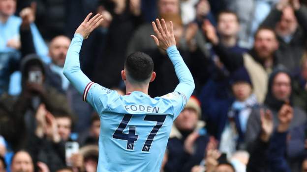 Man City 2-0 Newcastle: Phil Foden stars as City keep pressure up in Premier League title race