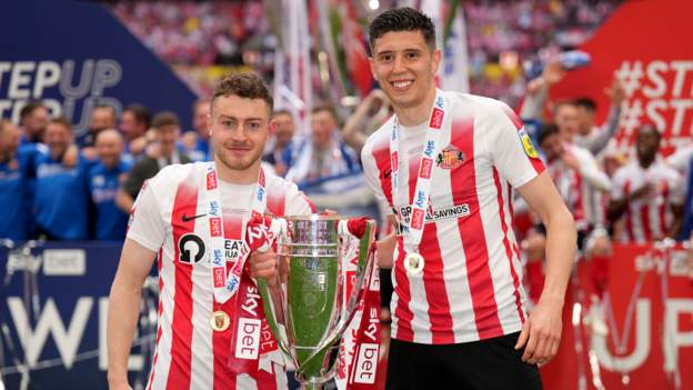 Sunderland 2-0 Wycombe Wanderers: Black Cats win League One play-off final at Wembley