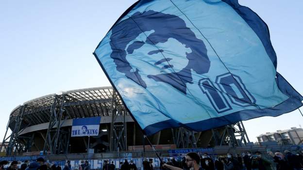Napoli v HNK Rijeka: Hosts to pay tribute to Maradona at Stadio San Paolo - BBC Sport