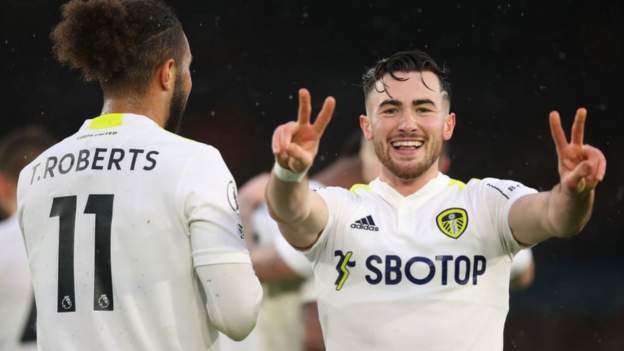 Leeds United 3-1 Burnley: Hosts move eight points clear of drop