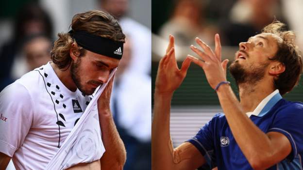 Medvedev and Tsitsipas in shock French Open exits