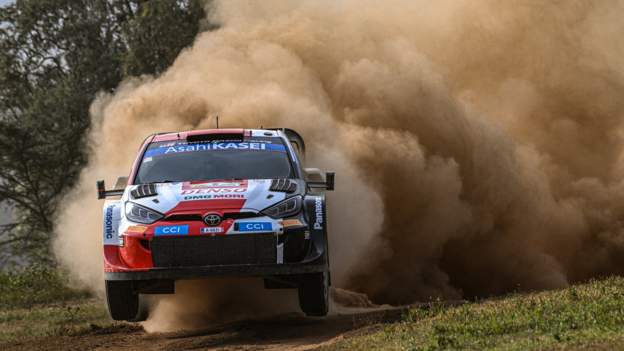 <div>World Rally Championship: Wales' Elfyn Evans runner-up at Safari Rally Kenya</div>