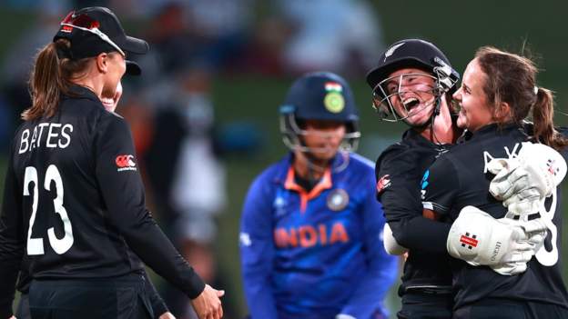 Women's World Cup: New Zealand beat India as Amelia Kerr impresses