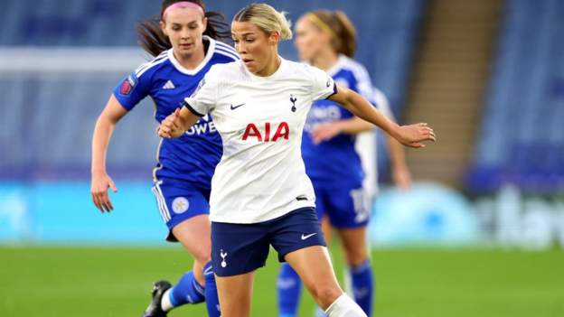 Leicester 1-1 Tottenham: Spurs rally to deny Foxes in WSL but rue missed chances