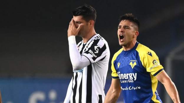 Verona 2-1 Juventus: Visitors down to ninth after fourth league defeat of season