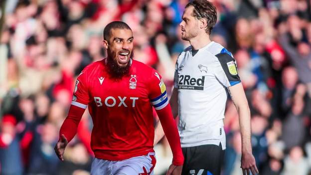 Nottingham Forest 2-1 Derby County: Reds beat troubled East Midlands rivals