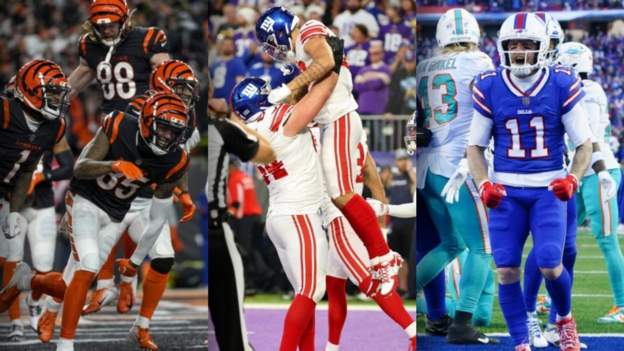 Bengals, Giants & Bills hold on for play-off wins