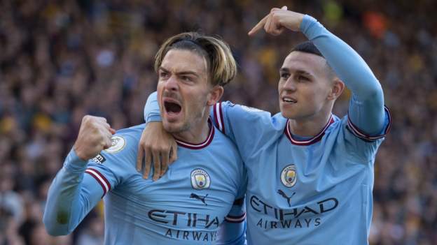 <div>Jack Grealish answers critics in Wolves win as 'ominous' Man City roll on</div>