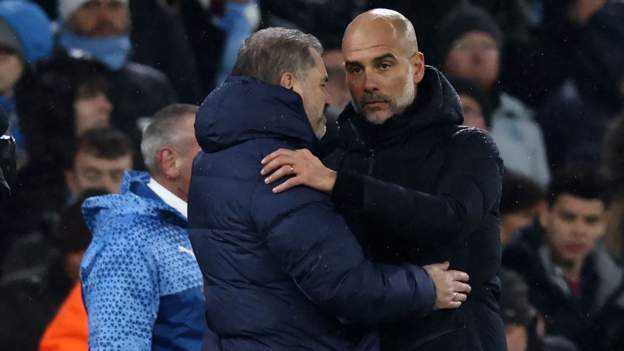 Manchester City 3-3 Tottenham: Pep Guardiola and Ange Postecoglou deliver show-stopping game