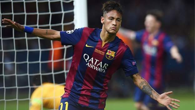 Neymar: Barcelona forward would discuss move to PSG says agent - BBC Sport