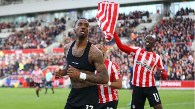 Brentford 2-0 Burnley: Ivan Toney's late double leaves Clarets in bottom three