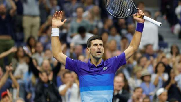 US Open: Record-chasing Novak Djokovic sets up final with Daniil Medvedev