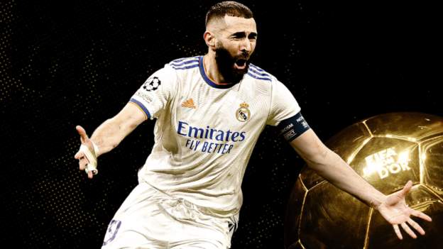 Benzema wins Ballon d’Or for first time