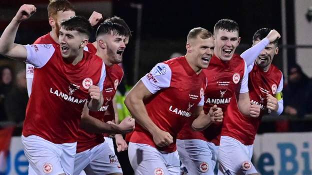 Larne win Shield after injury-delayed shootout