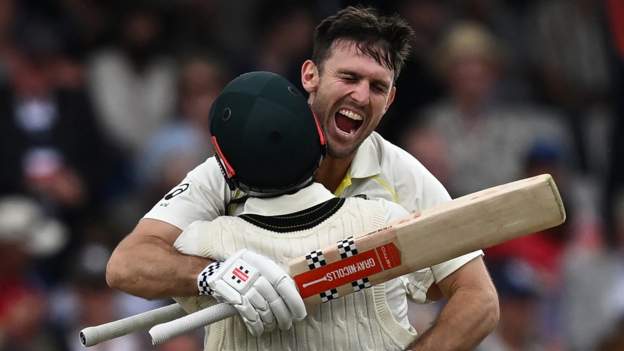 Ashes 2023: Mark Wood bowls at extreme pace and Mitchell Marsh makes stunning return