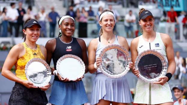 <div>Madrid Open organisers apologise for not allowing women's doubles finalists to make speeches</div>