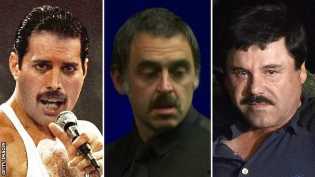 Freddy Mercury, Ronnie O'Sullivan and El Chapo Guzman