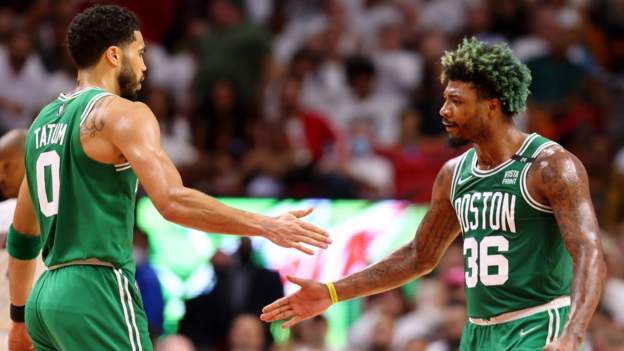 NBA: Boston Celtics beat Miami Heat to level Eastern Conference finals
