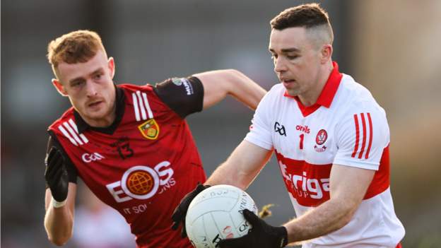 Derry beat Down in shootout to reach McKenna final