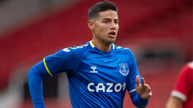 James Rodriguez: Everton midfielder travels to Qatar before potential move